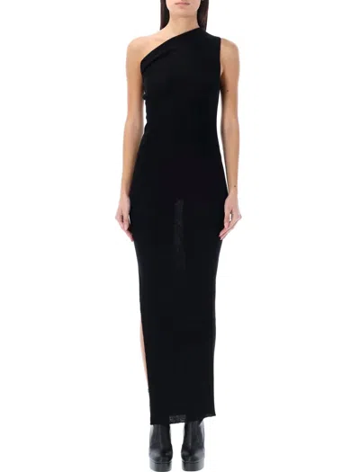 Rick Owens Athena Rib Knit In Black