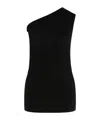 Rick Owens Athena One-shoulder Top - Women's - Elastane/cupro In Black