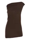 Rick Owens Athena T Top In Brown