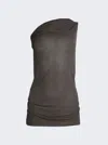 Rick Owens Green Porterville Athena Tank Top In Black