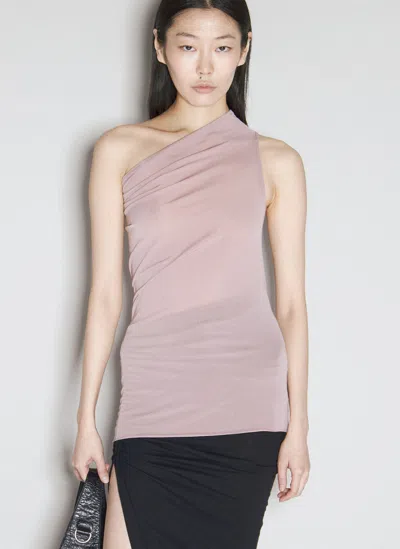 Rick Owens Athena Top In Pink