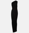Rick Owens Athena Virgin Wool Maxi Dress In Black