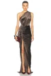 Rick Owens Avra Gown In Taupe