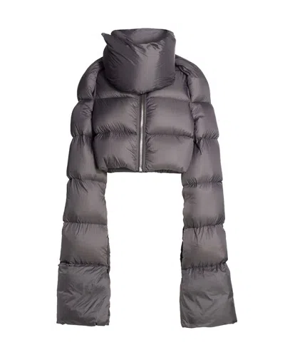 Pre-owned Rick Owens Aw 21  Babel Cropped Funnel Neck Down Jacket