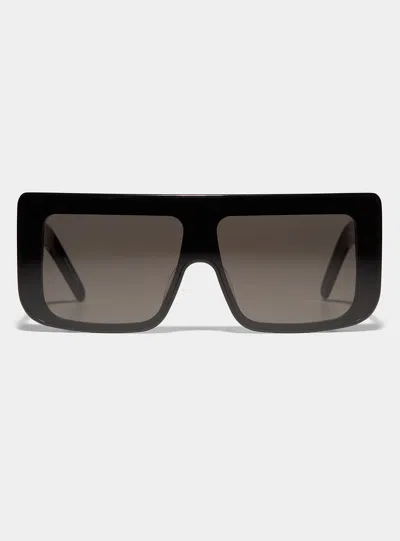 Pre-owned Rick Owens Aw24  Documenta Sunglasses In Black