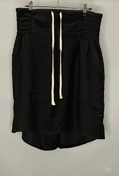 Pre-owned Rick Owens Babel Boxer Shorts In Black