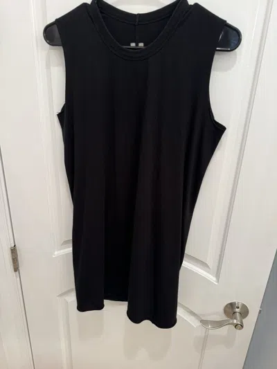 Pre-owned Rick Owens Babel Sleeveless Jersey T Shirt