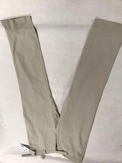 Pre-owned Rick Owens Babel S/s 19 Cotton Pants. 52/36. $695 In Oyster