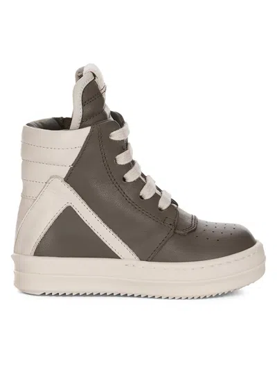 Rick Owens Baby's Babygeo Leather Sneakers In Multi