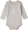 Rick Owens Baby Off-white Concordians Bodysuit In Gray
