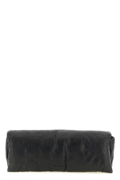 Rick Owens 'baguette' Clutch In Black