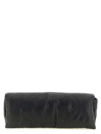 Rick Owens 'baguette' Clutch In Black