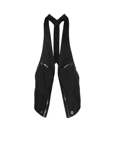 RICK OWENS BAHAUS ZIP-DETAIL VEST