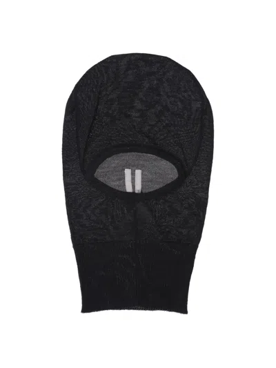 Rick Owens Balaclava "skull" In Black  