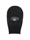 Rick Owens Skull Balaclava In Black