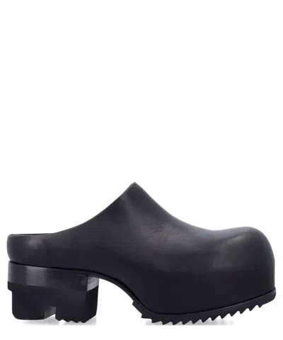 RICK OWENS BALLAST HEELED MULES