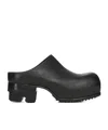 Rick Owens Black Hollywood Ballast Mules In Black