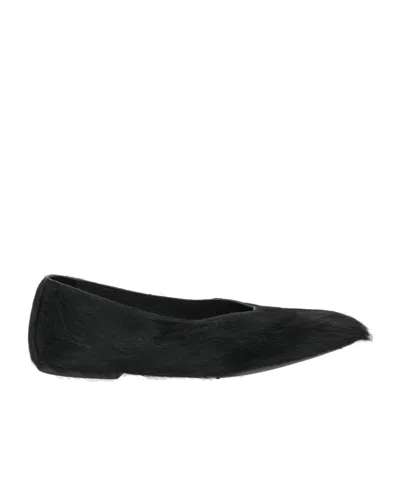 Rick Owens Ballet Flats In Black