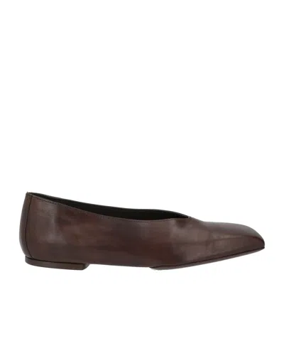 Rick Owens Ballet Flats In Black