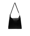 Rick Owens Balloon Logo Embossed Satchel In Black