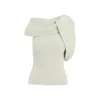 Rick Owens Banded Tshirt Knit Top Clothing In Green