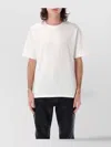 Rick Owens Bard Crew Neck T-shirt With Short Sleeves In White