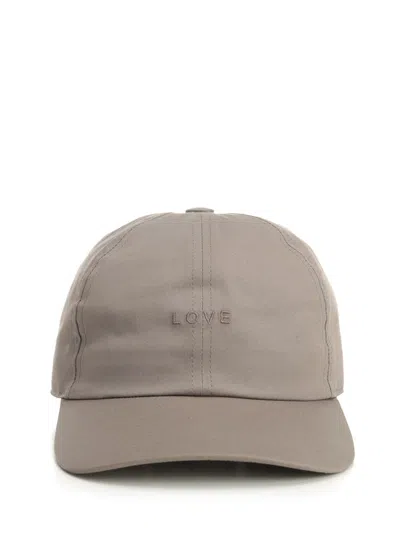 Rick Owens Baseball Cap Hats Beige In Orange