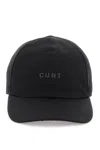 RICK OWENS RICK OWENS BASEBALL CAP WITH EMBROIDERY MEN
