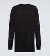 Rick Owens Black Baseball Sweatshirt In Black