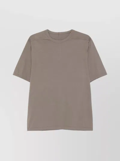 Rick Owens Basic Crew Neck T-shirt In Red