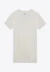 Rick Owens Off-white Concordians Level T-shirt In Gray