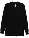 Rick Owens Basic Long-sleeve T-shirt In Black