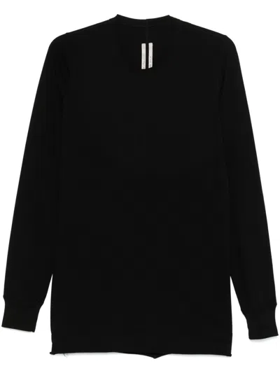 Rick Owens Basic Long-sleeve T-shirt In Black