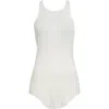 Rick Owens Basic Rib Cotton Tank In White