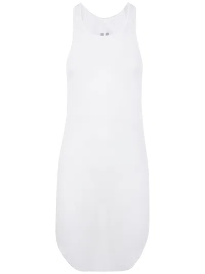Rick Owens "basic Rib" Tank In Neutral
