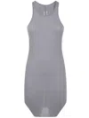 Rick Owens "basic Rib" Tank In Gray