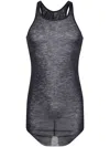 Rick Owens Racer-back Wool Vest In Black