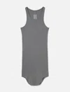 Rick Owens Basic Rib Tank In Grey/灰色/그레이/グレー