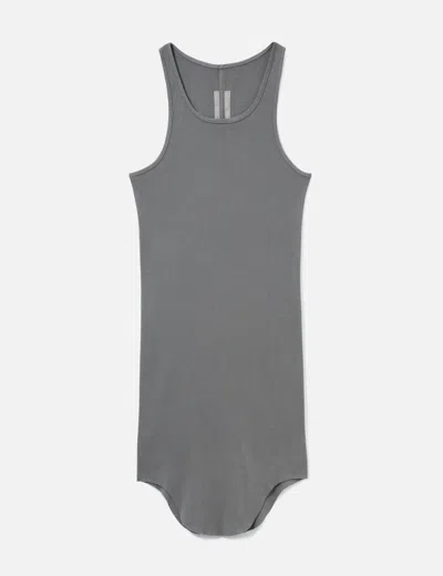 Rick Owens Basic Rib Tank In Grey/灰色/그레이/グレー