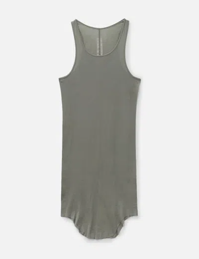 Rick Owens Basic Rib Tank In Green
