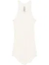 Rick Owens Basic Rib Tank In Neutrals