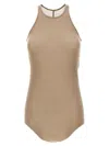 Rick Owens Grey Basic Rib Tank Top