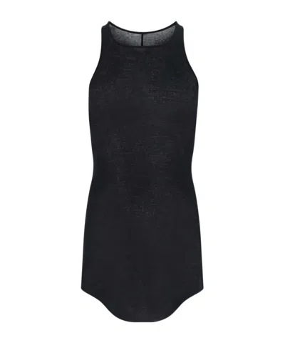 RICK OWENS RICK OWENS CURVED HEM TANK TOP
