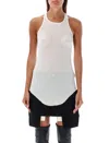 Rick Owens Tank Top In Beige