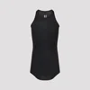 Rick Owens Basic Rib Tank Top M In Black