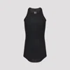 Rick Owens Basic Rib Tank Top M In Black