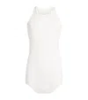 Rick Owens Basic Rib Tank Top In White