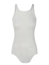 Rick Owens Off-white Basic Rib Tank Top In White