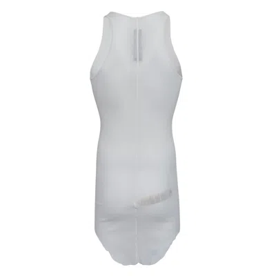 Rick Owens Basic Rib Tank In White