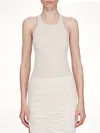 Rick Owens Basic Rib Tank In White